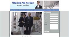 Desktop Screenshot of mituldesaiandassociates.com